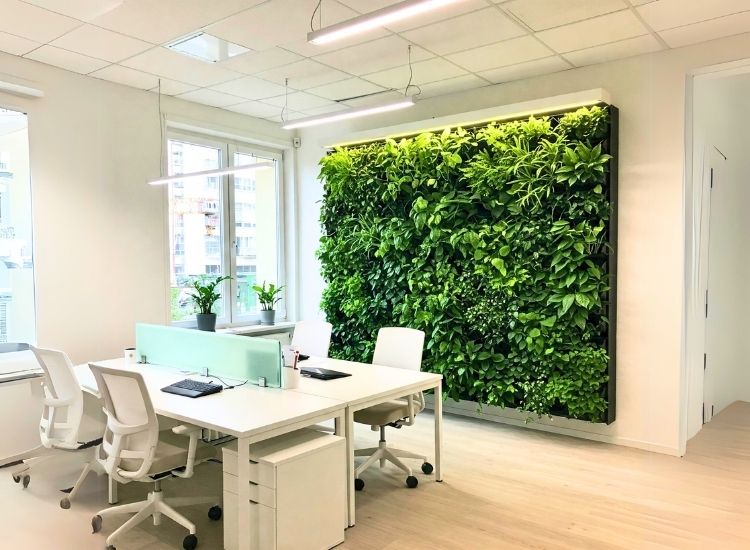 25. Green Wall For Fresh Energy
