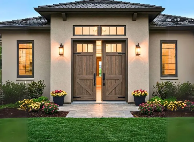 Classic Dutch wooden door design combining function and charm, ideal for house entrances and unique door types.