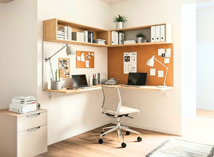 9. Wall Mounted Desk Or Tight Corner