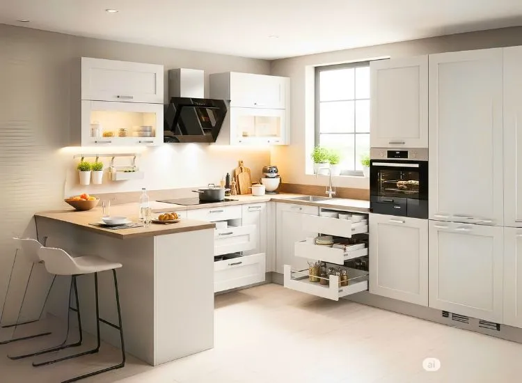 Smart modular kitchen design with modern layout, showing why modular kitchen is a game changer in interiors.
