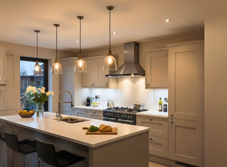 10. Smart Zonal Lighting in kitchen