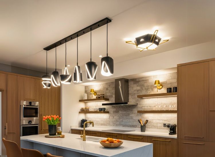 7. Decorative Lighting in kitchen