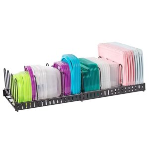 Expandable Food Container Lid Organizer