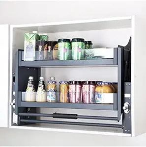 DBR Modular Kitchen Storage Rack Lift Basket