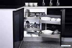 Mobily Stainless Steel Magic Corner Pullout