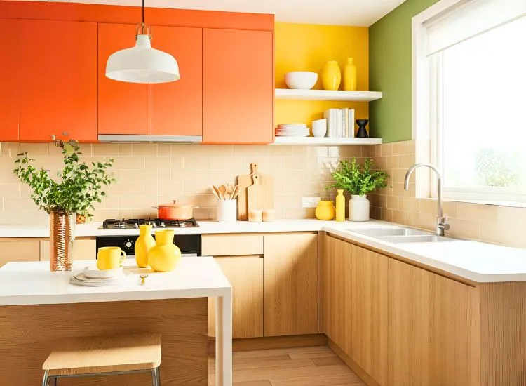 Color suggestions as per Vastu for modular kitchen design to create harmonious and positive kitchen energy.