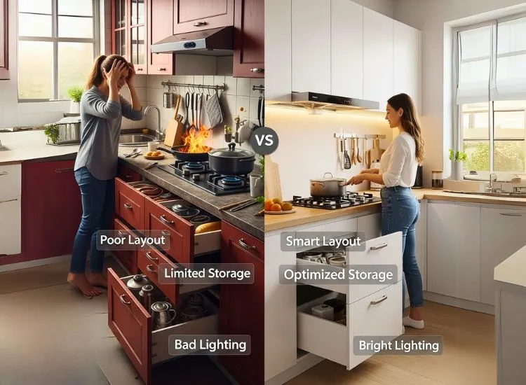 Kitchen design mistakes