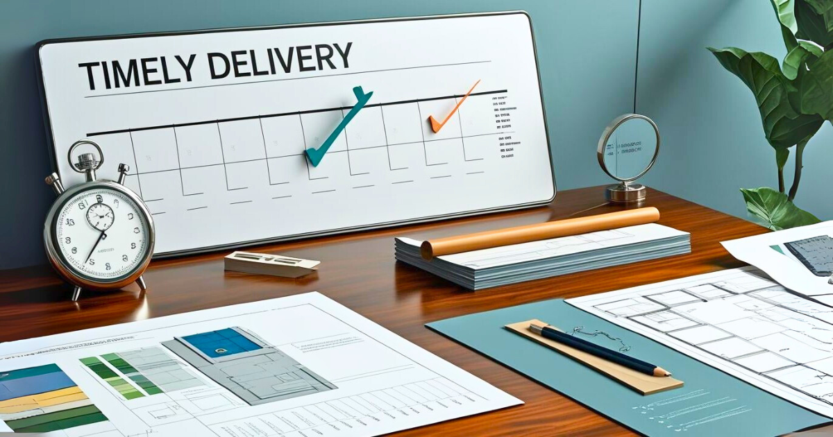 Timely Delivery with Transparent Processes