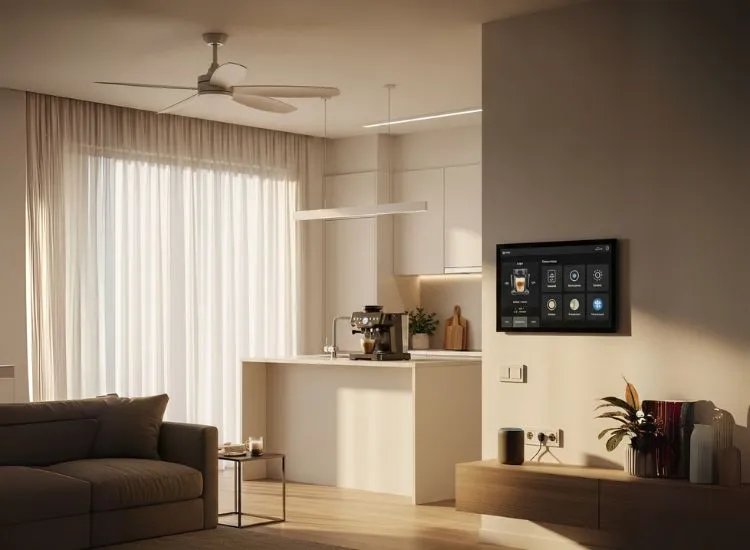 Fully automated smart home featuring AI in the home, smart appliances, and seamless smart home design integration.