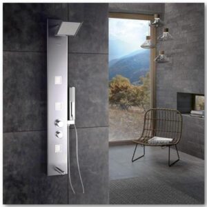 JAAZ | Willet - Matte (Stainless Steel) Shower Panel