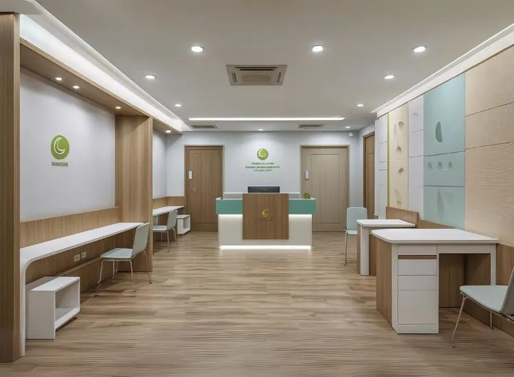 Clinic design ideas showcasing affordable, designer-approved materials—stylish and budget-friendly clinic interior design solutions that impress.