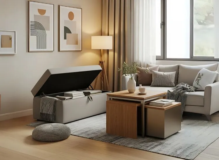 Storage Ottomans Nested Tables