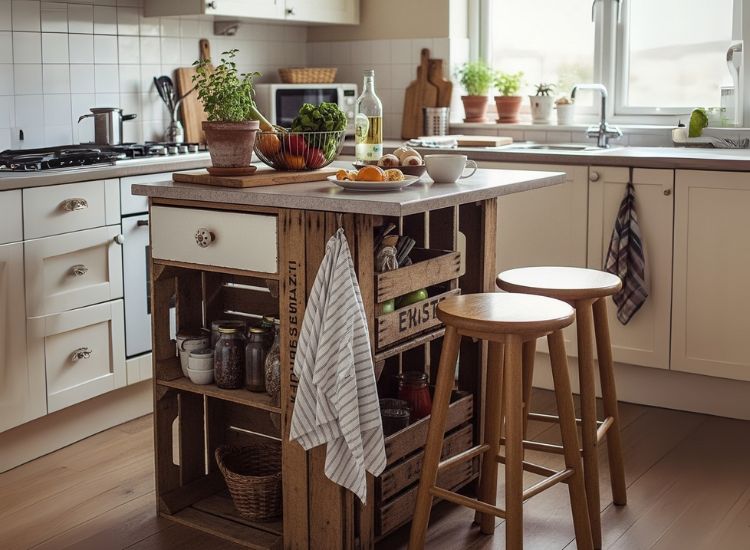 Affordable small kitchen island ideas showcasing budget-friendly small kitchen island design solutions for compact home kitchens.